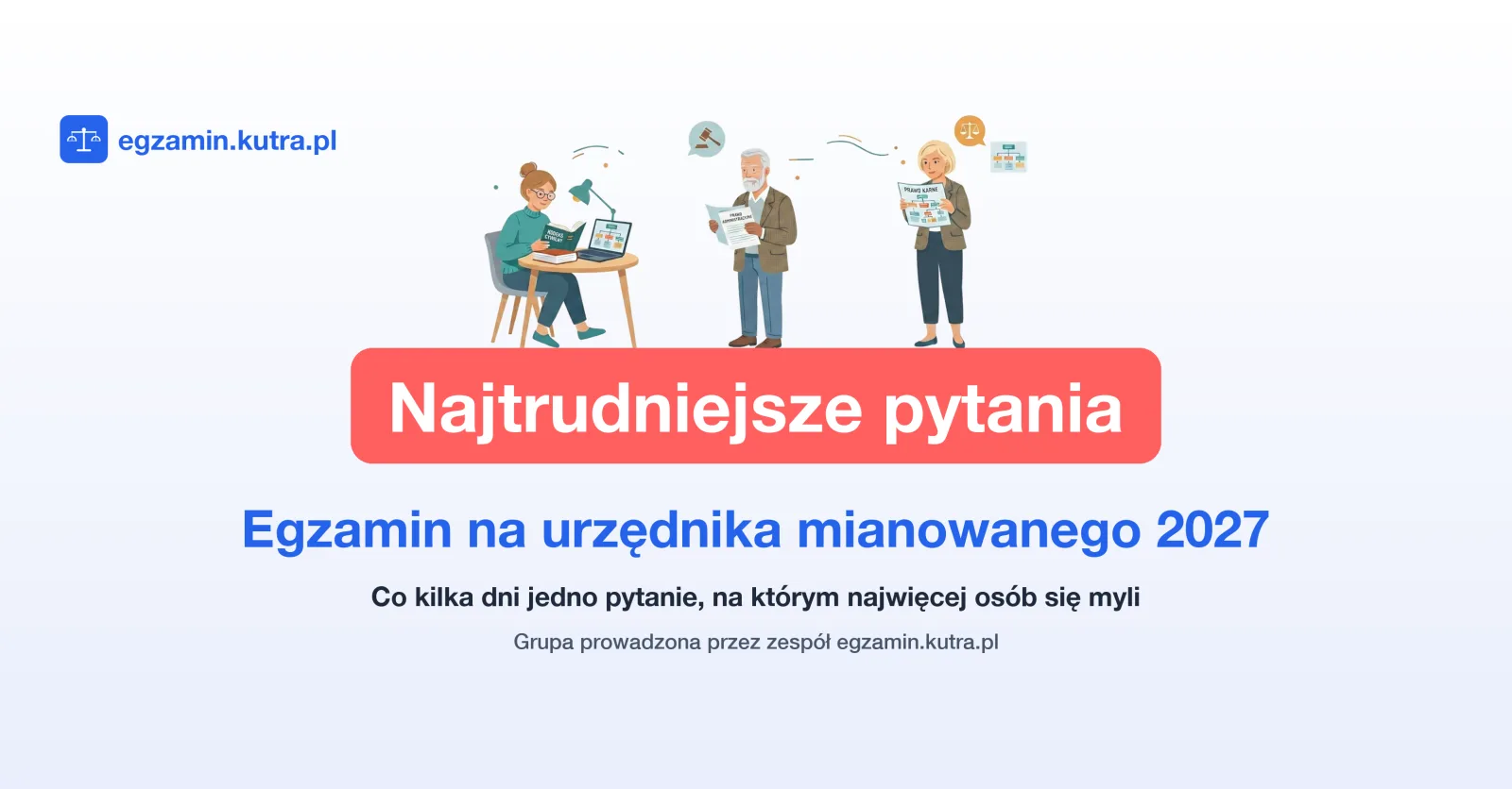 Grupa na Facebooku: Egzamin na urzędnika mianowanego